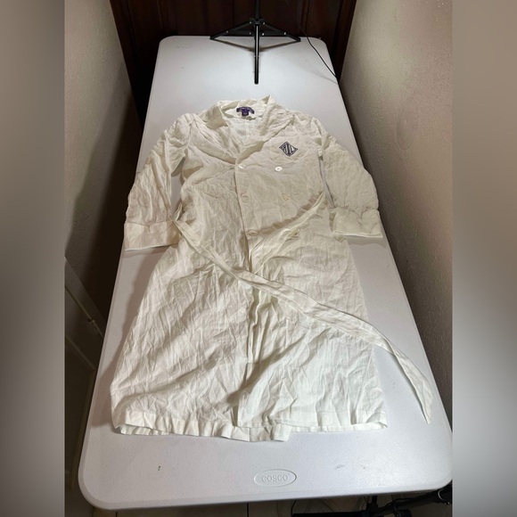 Ralph Lauren Purple Label Cream Trench Coat - Picture 10 of 12